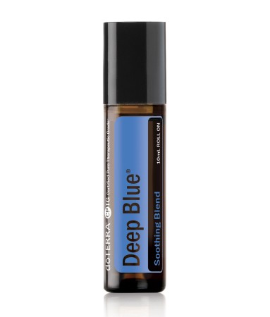 Картинка "Дип Блю" успокаивающая смесь эфирных масел для массажа, doTERRA Deep Blue (без кокосового масла), роллер 10 мл от магазина dōTERRA