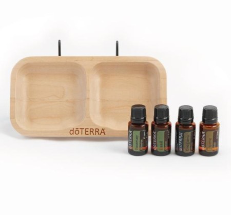 Картинка Малый набор эфирных масел doTERRA и менажница, Шеф-повар, 4x15 мл от магазина dōTERRA