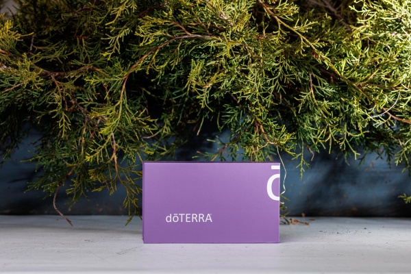 Картинка Подарочная коробка с держателем на 3 масла по 5 или 15 мл от магазина dōTERRA