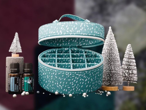 Картинка Набор dōTERRA «Шкатулка с секретами» косметичка и два масла (по 15 мл) от магазина dōTERRA