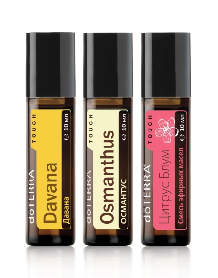 Набор роллеров doTERRA  «Весеннее вдохновение», 3x10 мл