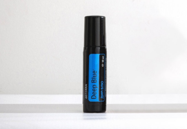 Картинка "Дип Блю" успокаивающая смесь эфирных масел для массажа, doTERRA Deep Blue (без кокосового масла), роллер 10 мл от магазина dōTERRA