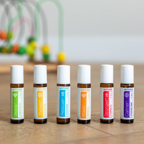 Картинка Детская коллекция смесей эфирных масел doTERRA, Kids Oil Collection, 6x10 мл от магазина dōTERRA