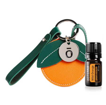 Набор doTERRA «Апельсиновый восторг» брелок + дикий апельсин (5 мл)